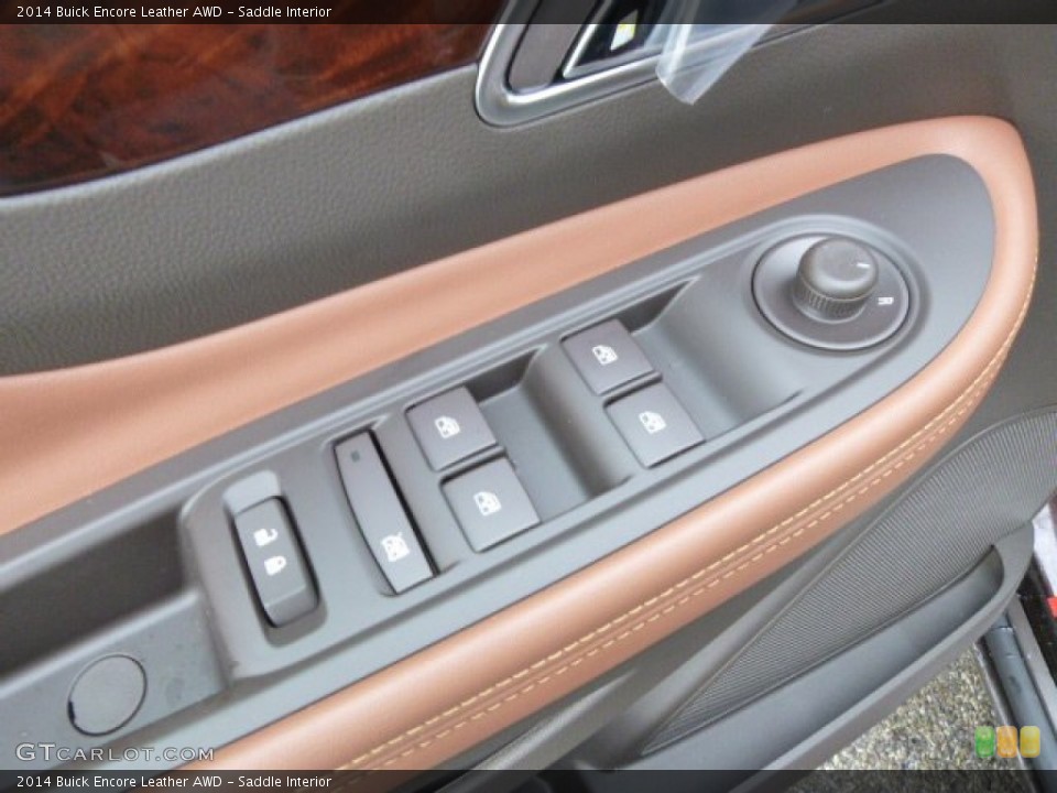 Saddle Interior Controls for the 2014 Buick Encore Leather AWD #89692052