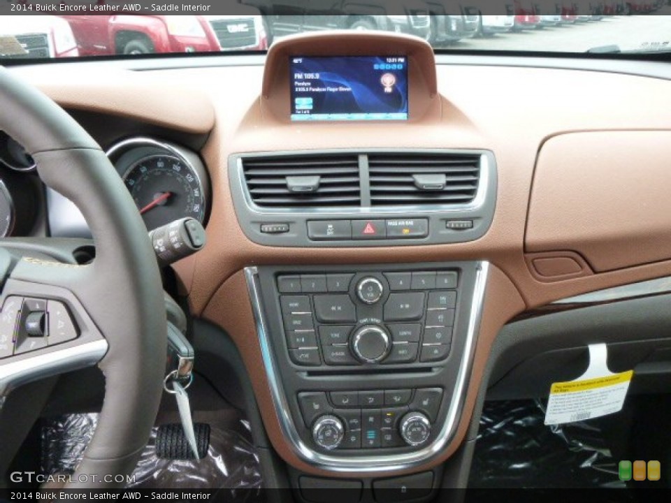 Saddle Interior Controls for the 2014 Buick Encore Leather AWD #89692101