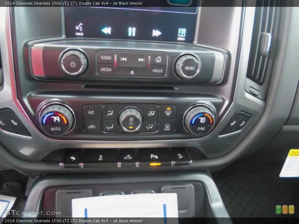 Jet Black Interior Controls for the 2014 Chevrolet Silverado 1500 LTZ Z71 Double Cab 4x4 #89692623