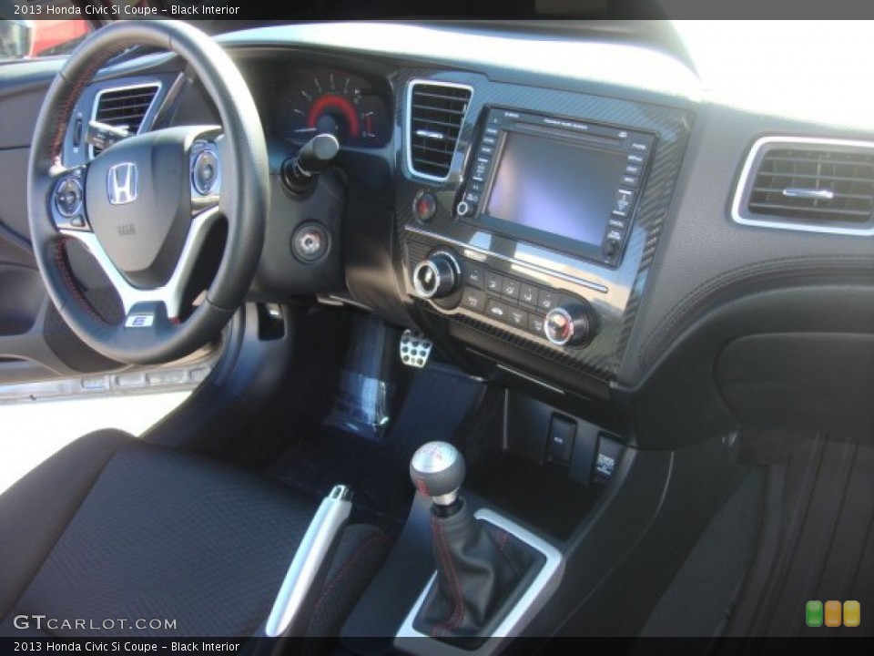 Black Interior Dashboard for the 2013 Honda Civic Si Coupe #89692698