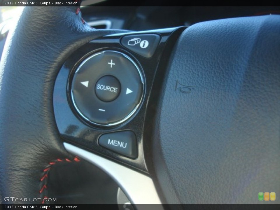 Black Interior Controls for the 2013 Honda Civic Si Coupe #89692959