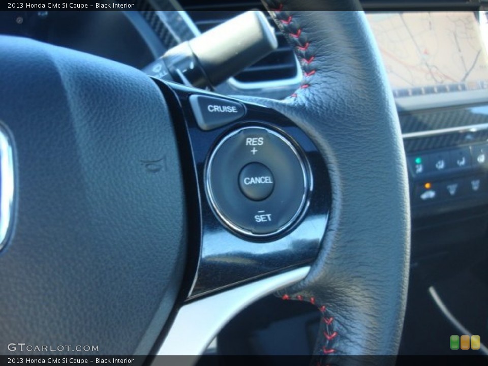 Black Interior Controls for the 2013 Honda Civic Si Coupe #89692980