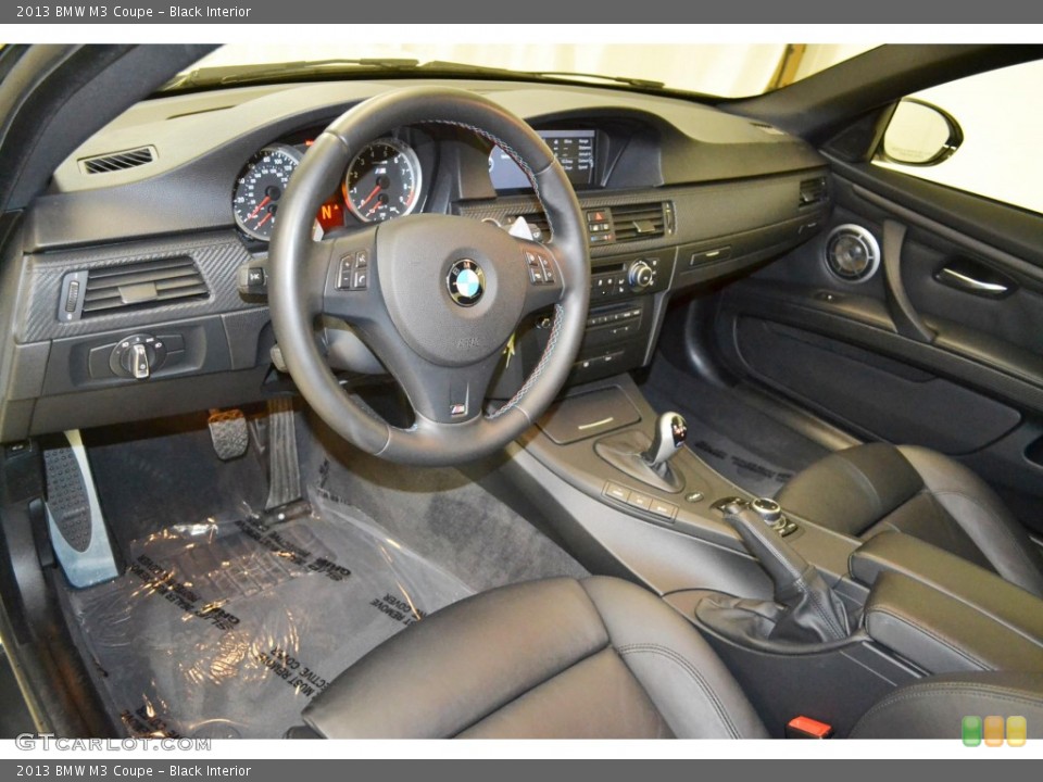 Black 2013 BMW M3 Interiors