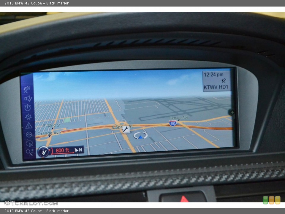 Black Interior Navigation for the 2013 BMW M3 Coupe #89693919