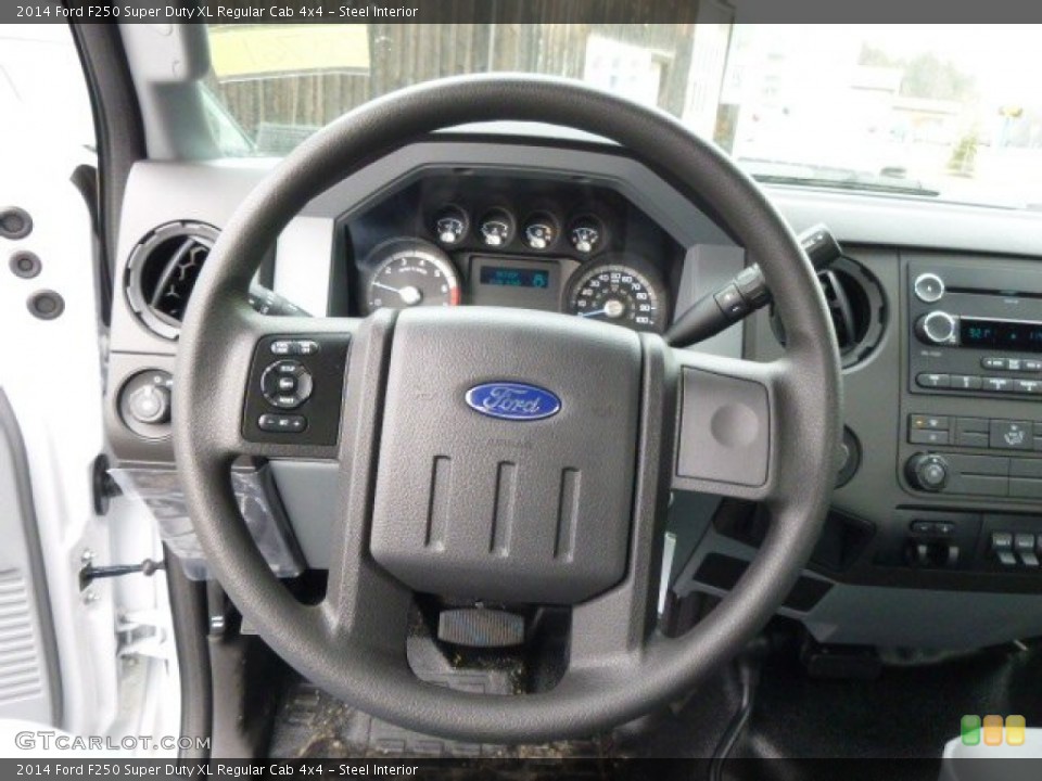Steel Interior Steering Wheel for the 2014 Ford F250 Super Duty XL Regular Cab 4x4 #89695065