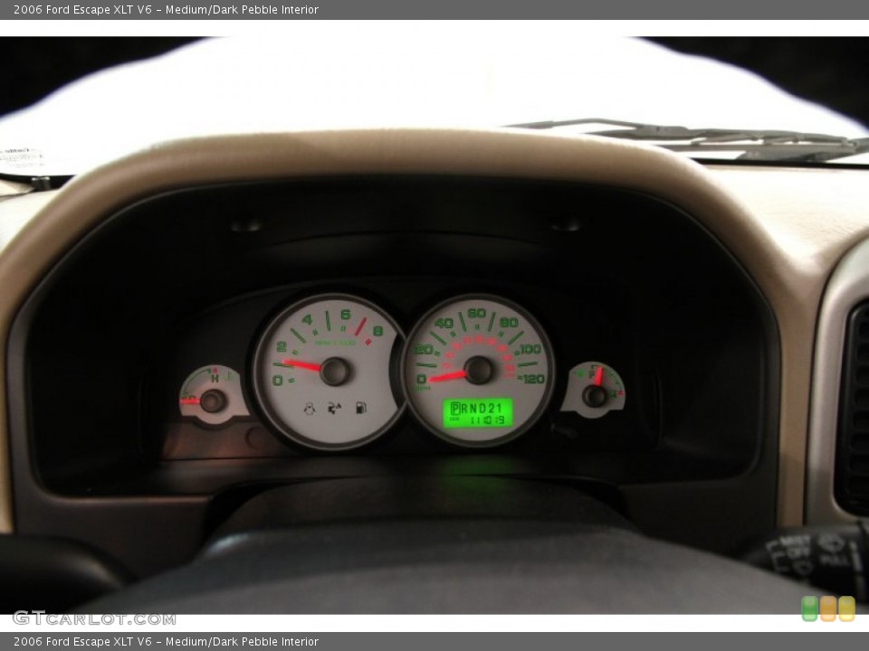 Medium/Dark Pebble Interior Gauges for the 2006 Ford Escape XLT V6 #89695479