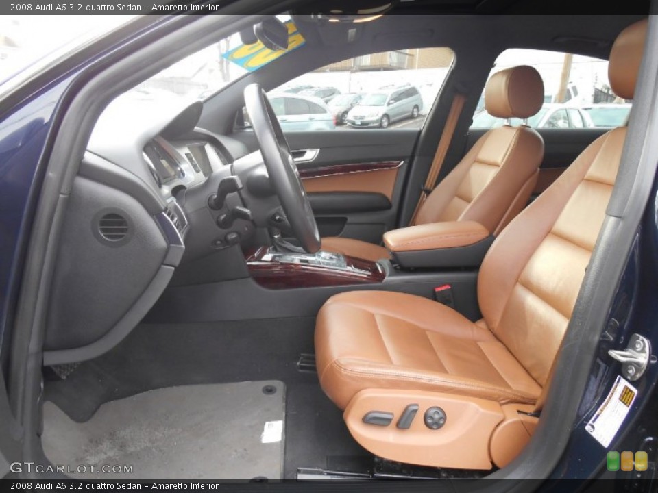 Amaretto Interior Front Seat for the 2008 Audi A6 3.2 quattro Sedan #89697462