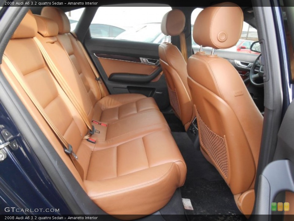 Amaretto Interior Rear Seat for the 2008 Audi A6 3.2 quattro Sedan #89697507