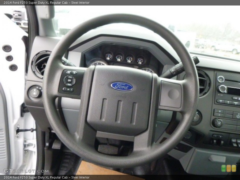 Steel Interior Steering Wheel for the 2014 Ford F250 Super Duty XL Regular Cab #89698038