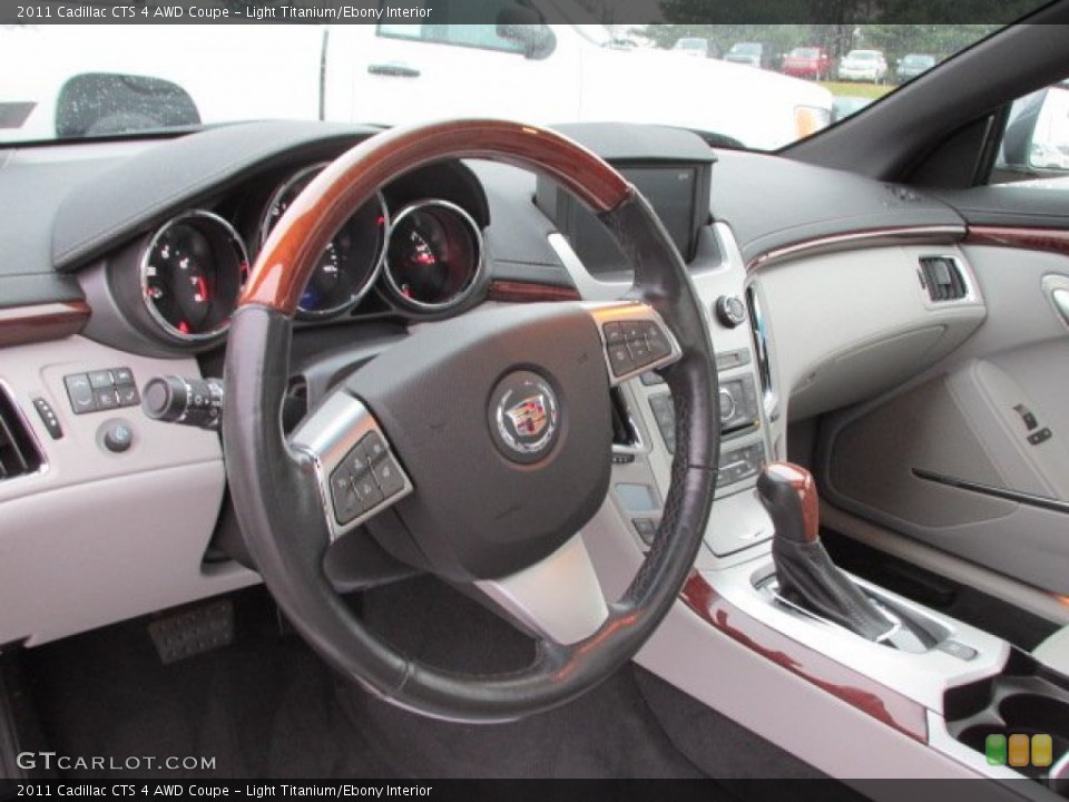 Light Titanium/Ebony Interior Dashboard for the 2011 Cadillac CTS 4 AWD Coupe #89699748