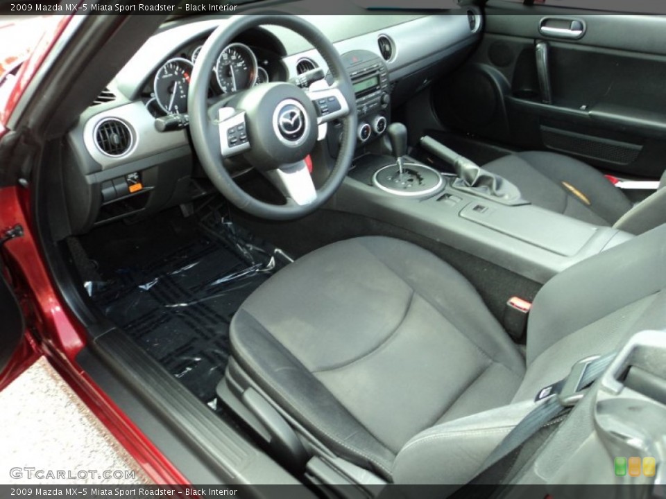 Black Interior Photo for the 2009 Mazda MX-5 Miata Sport Roadster #89699958