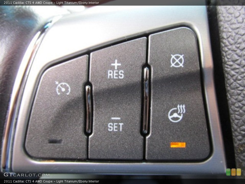 Light Titanium/Ebony Interior Controls for the 2011 Cadillac CTS 4 AWD Coupe #89699970