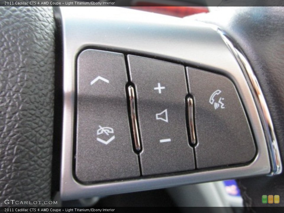 Light Titanium/Ebony Interior Controls for the 2011 Cadillac CTS 4 AWD Coupe #89699994