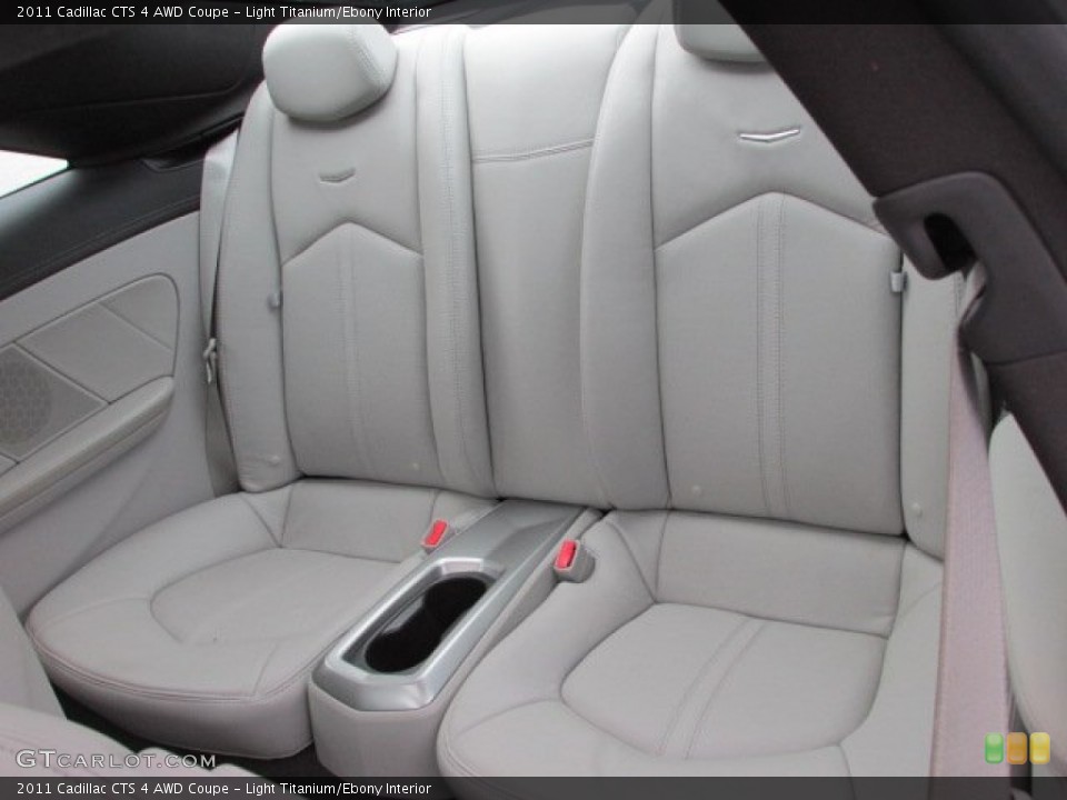 Light Titanium/Ebony Interior Rear Seat for the 2011 Cadillac CTS 4 AWD Coupe #89700048