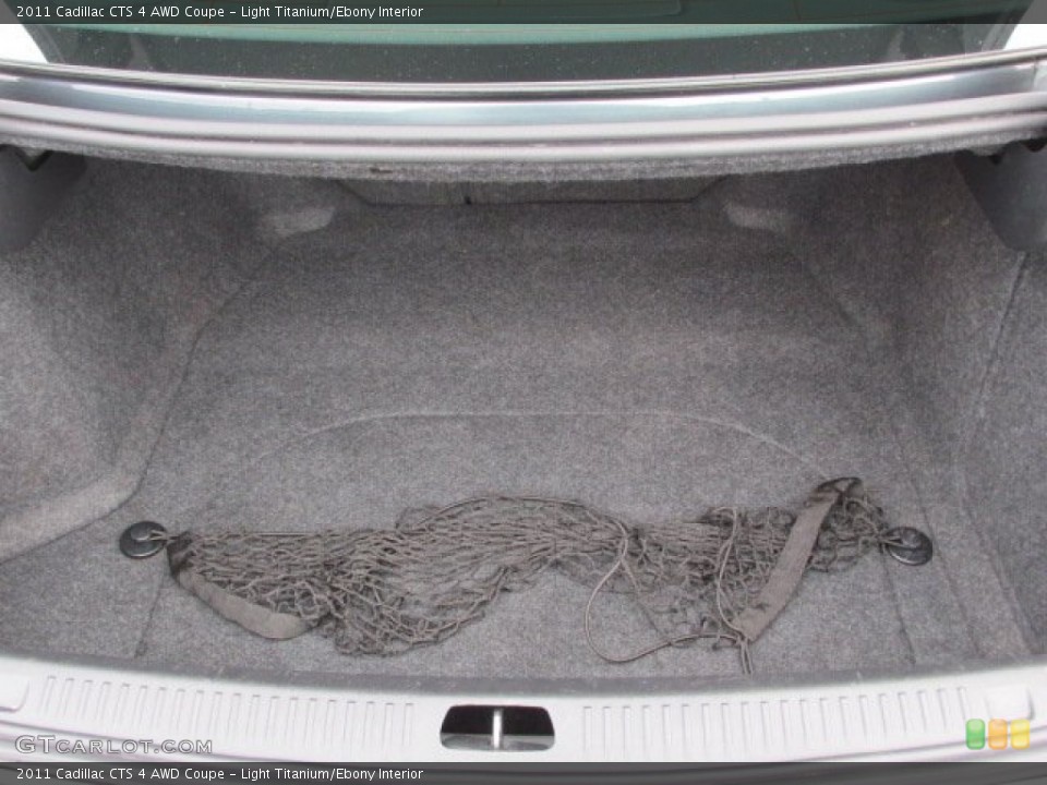 Light Titanium/Ebony Interior Trunk for the 2011 Cadillac CTS 4 AWD Coupe #89700069