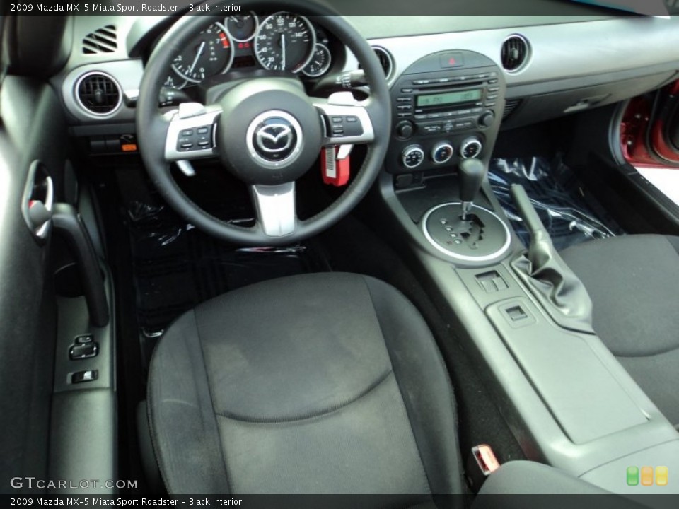 Black Interior Dashboard for the 2009 Mazda MX-5 Miata Sport Roadster #89700081