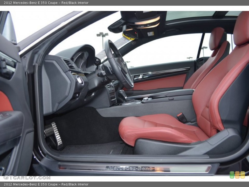 Red/Black Interior Photo for the 2012 Mercedes-Benz E 350 Coupe #89701716