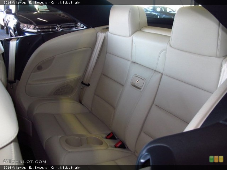 Cornsilk Beige Interior Rear Seat for the 2014 Volkswagen Eos Executive #89703348