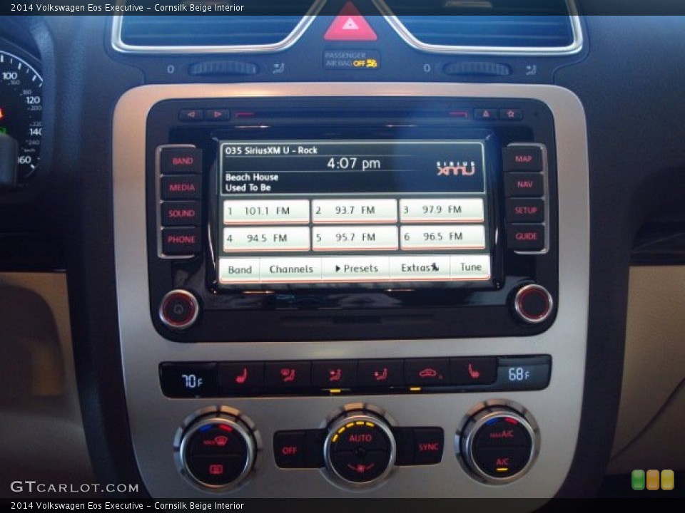 Cornsilk Beige Interior Controls for the 2014 Volkswagen Eos Executive #89703465