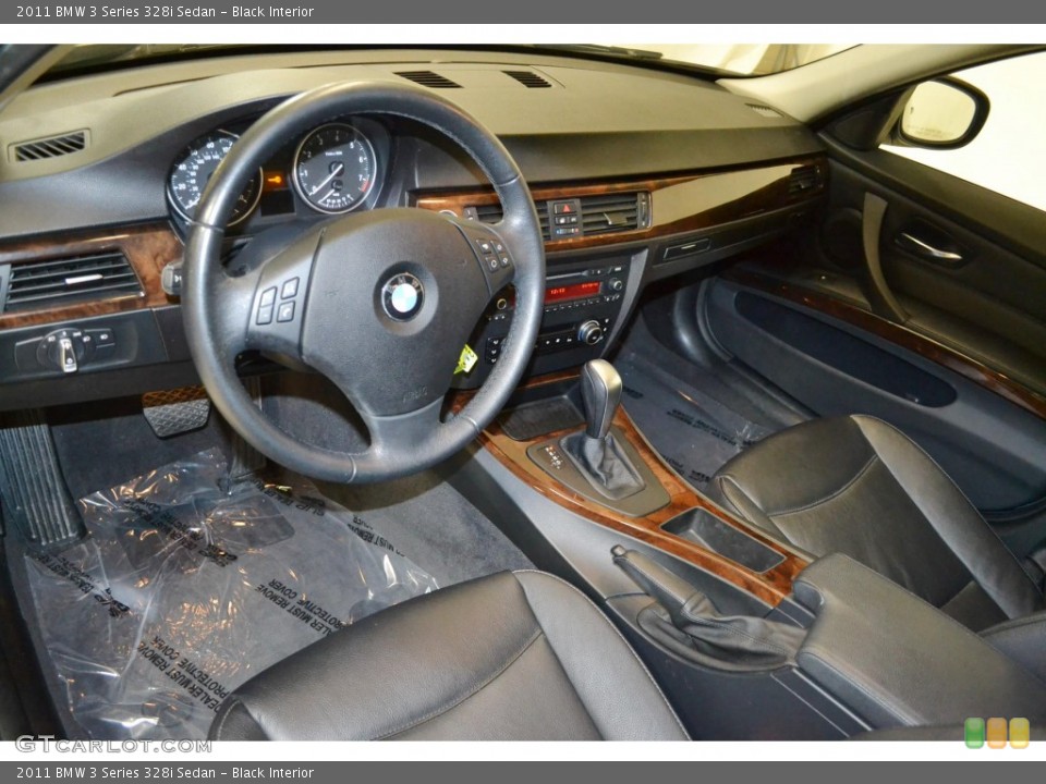 Black Interior Prime Interior for the 2011 BMW 3 Series 328i Sedan #89705127