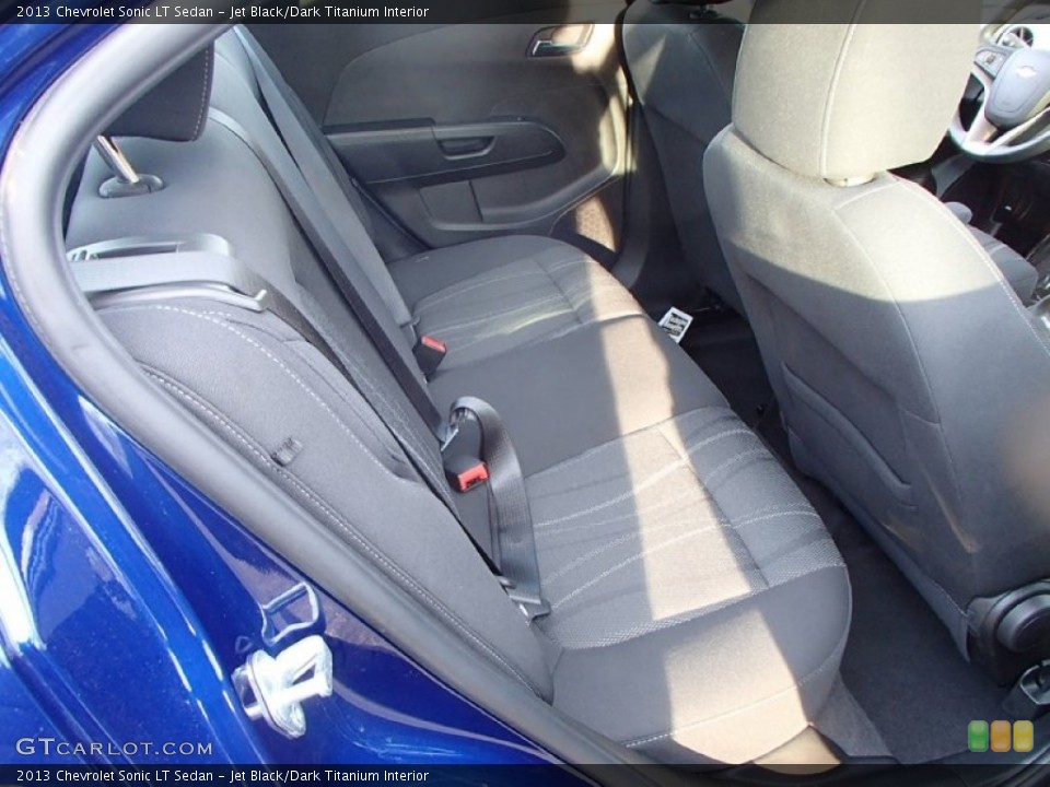 Jet Black/Dark Titanium Interior Rear Seat for the 2013 Chevrolet Sonic LT Sedan #89709441
