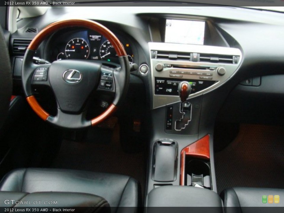 Black Interior Dashboard for the 2012 Lexus RX 350 AWD #89713446