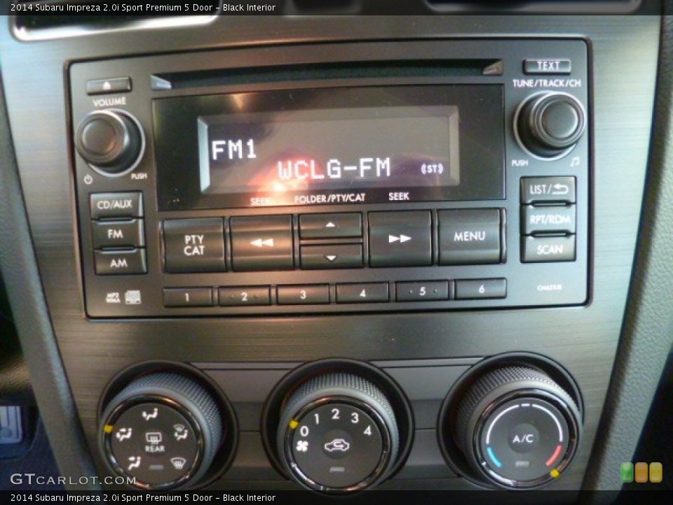 Black Interior Audio System for the 2014 Subaru Impreza 2.0i Sport Premium 5 Door #89715904