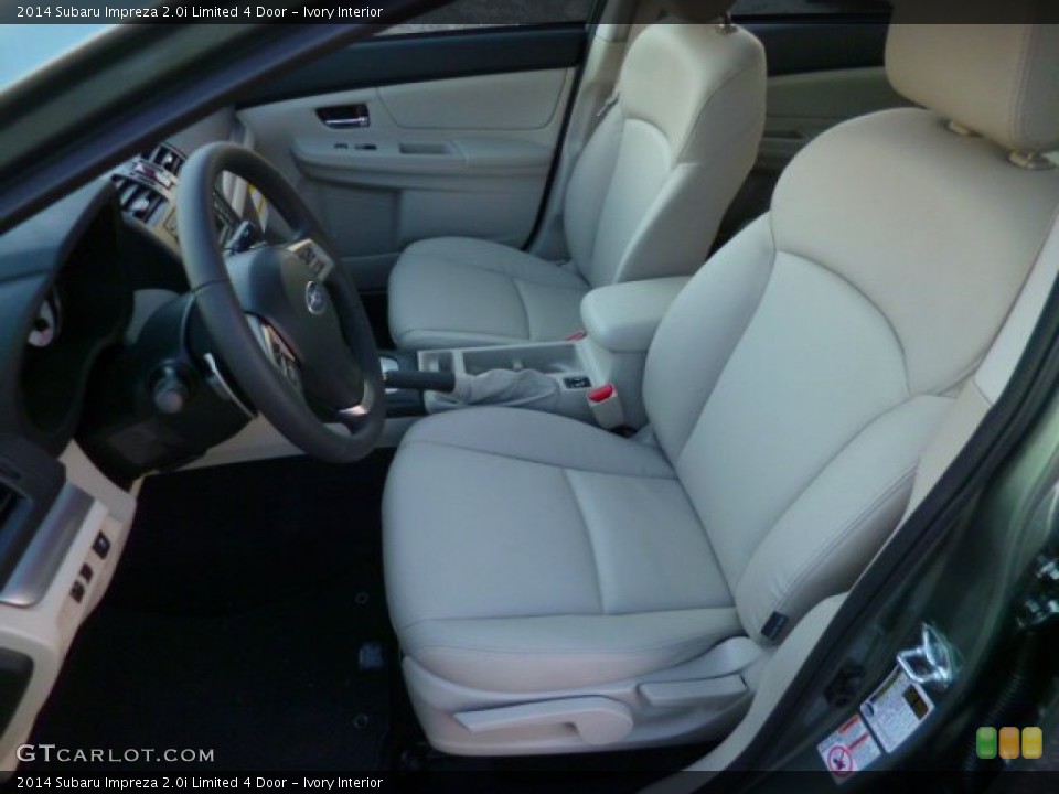Ivory Interior Front Seat for the 2014 Subaru Impreza 2.0i Limited 4 Door #89719162