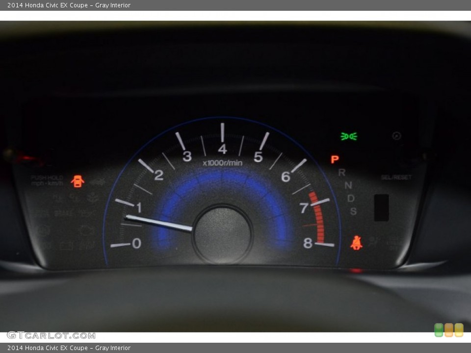 Gray Interior Gauges for the 2014 Honda Civic EX Coupe #89724871