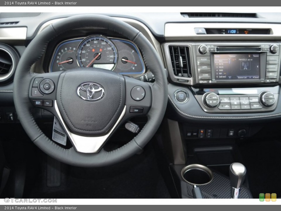 Black Interior Dashboard for the 2014 Toyota RAV4 Limited #89725801