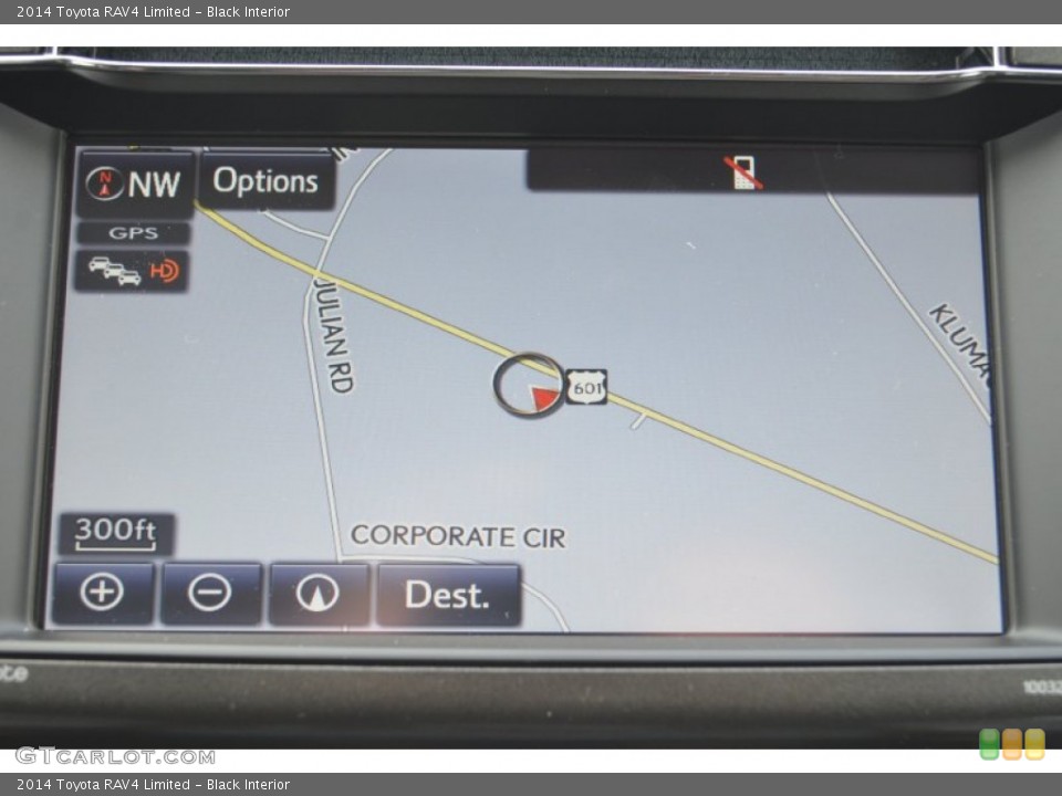 Black Interior Navigation for the 2014 Toyota RAV4 Limited #89725888