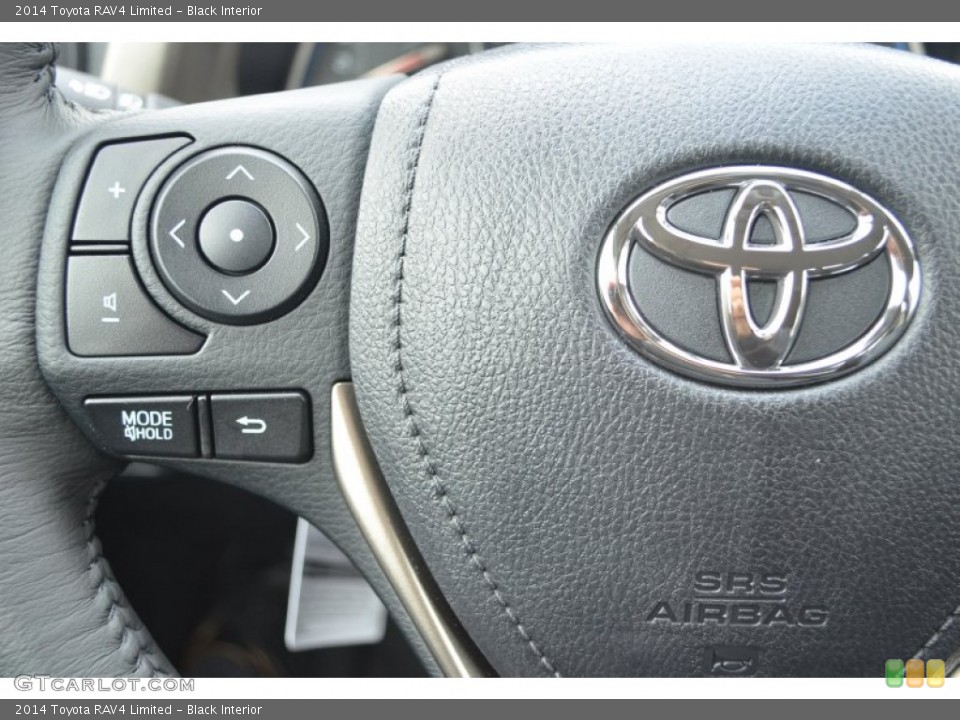 Black Interior Controls for the 2014 Toyota RAV4 Limited #89725999