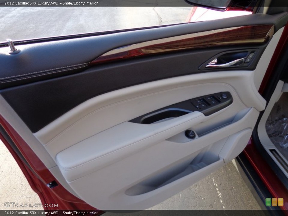 Shale/Ebony Interior Door Panel for the 2012 Cadillac SRX Luxury AWD #89727022