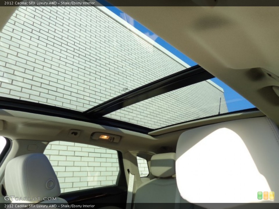 Shale/Ebony Interior Sunroof for the 2012 Cadillac SRX Luxury AWD #89727071