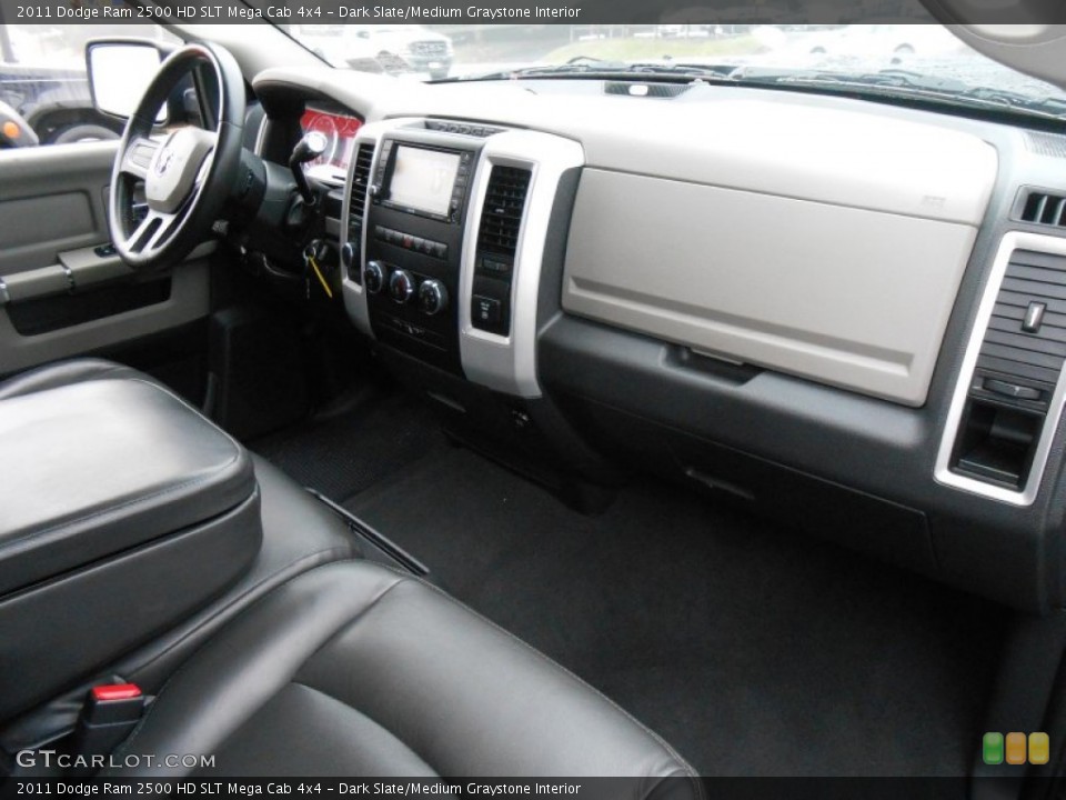 Dark Slate/Medium Graystone Interior Dashboard for the 2011 Dodge Ram 2500 HD SLT Mega Cab 4x4 #89727099