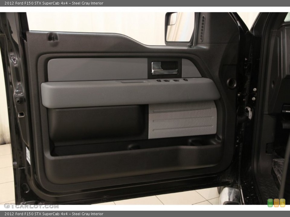 Steel Gray Interior Door Panel for the 2012 Ford F150 STX SuperCab 4x4 #89727643