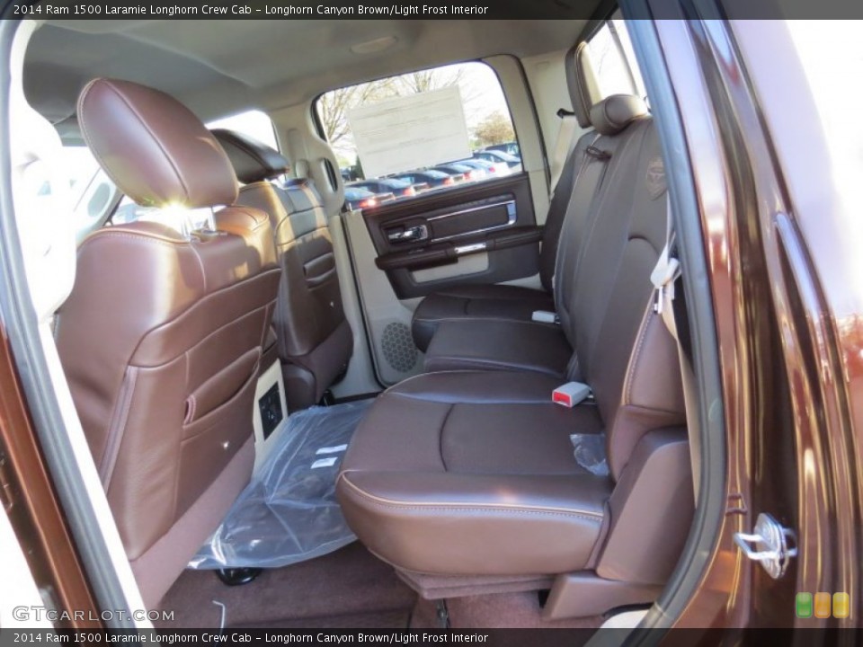 Longhorn Canyon Brown/Light Frost Interior Rear Seat for the 2014 Ram 1500 Laramie Longhorn Crew Cab #89729278