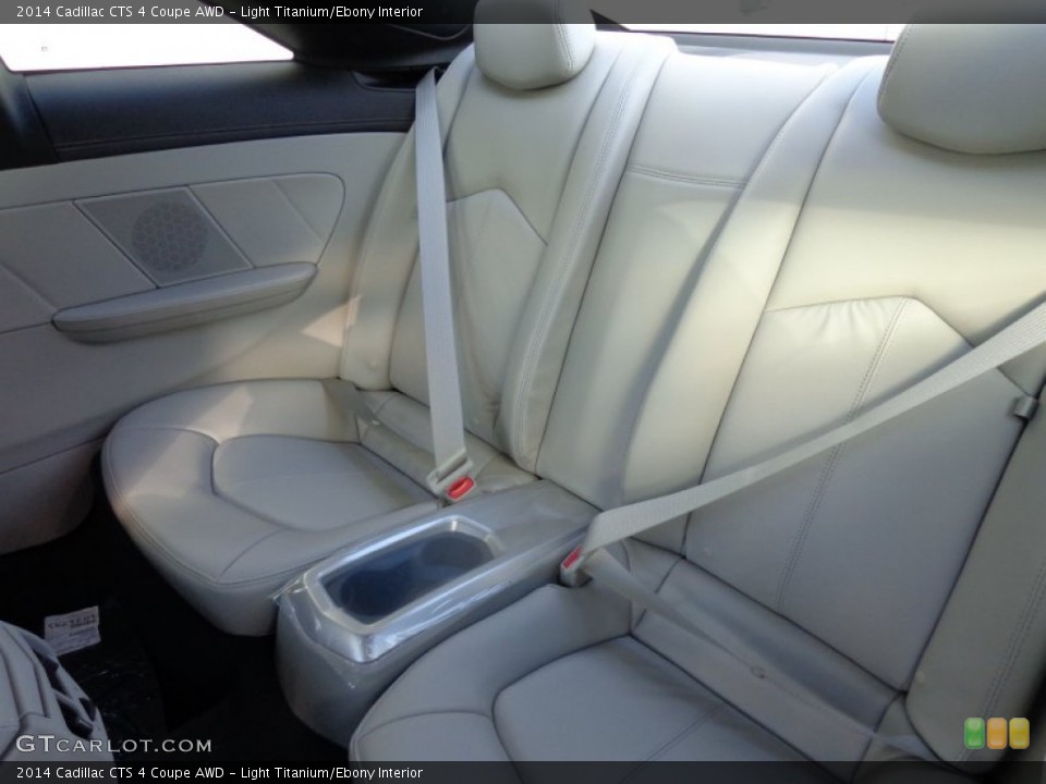 Light Titanium/Ebony Interior Rear Seat for the 2014 Cadillac CTS 4 Coupe AWD #89730283
