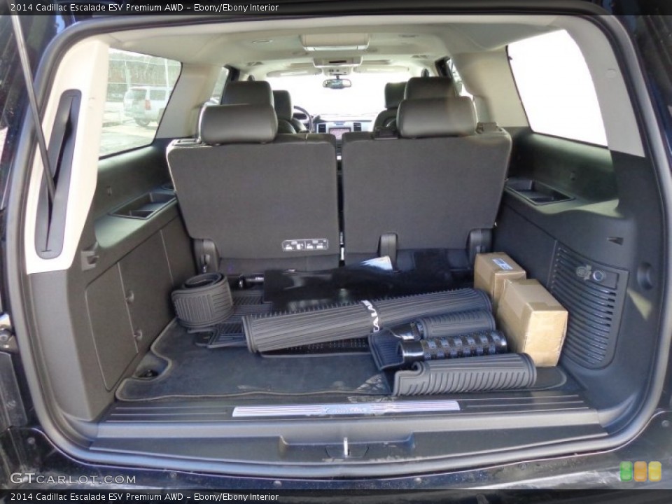 Ebony/Ebony Interior Trunk for the 2014 Cadillac Escalade ESV Premium AWD #89730718