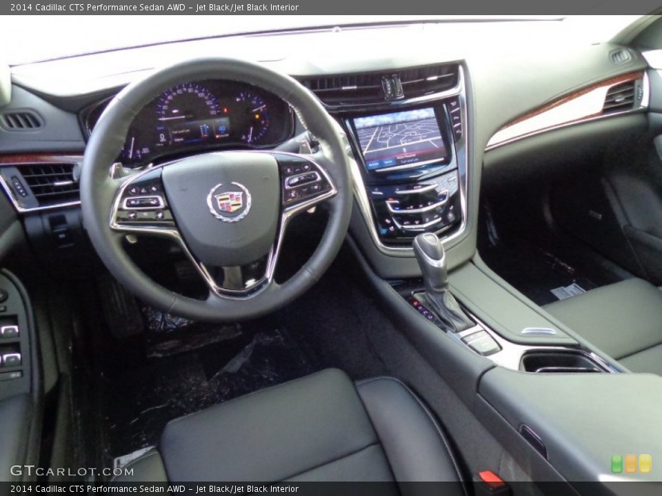 Jet Black/Jet Black Interior Prime Interior for the 2014 Cadillac CTS Performance Sedan AWD #89731366