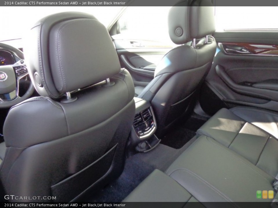 Jet Black/Jet Black Interior Rear Seat for the 2014 Cadillac CTS Performance Sedan AWD #89731390