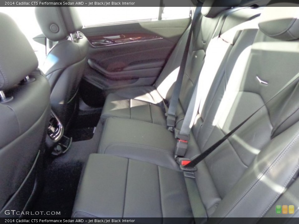 Jet Black/Jet Black Interior Rear Seat for the 2014 Cadillac CTS Performance Sedan AWD #89731413
