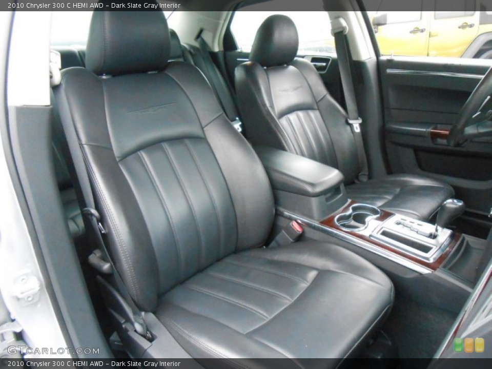 Dark Slate Gray Interior Front Seat for the 2010 Chrysler 300 C HEMI AWD #89731522
