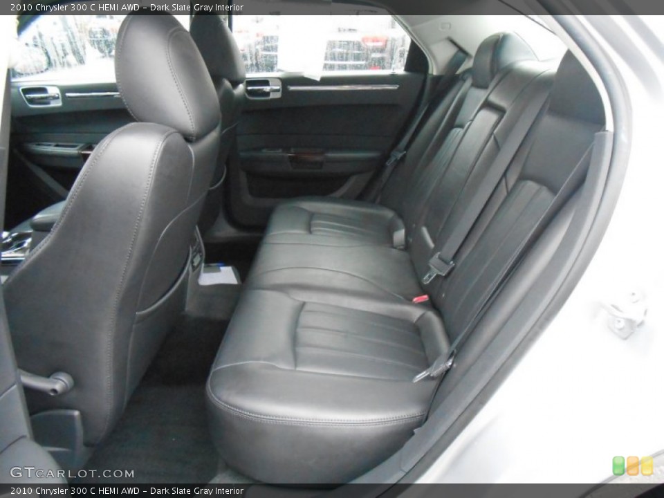 Dark Slate Gray Interior Rear Seat for the 2010 Chrysler 300 C HEMI AWD #89731593