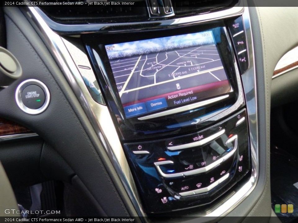 Jet Black/Jet Black Interior Controls for the 2014 Cadillac CTS Performance Sedan AWD #89731618