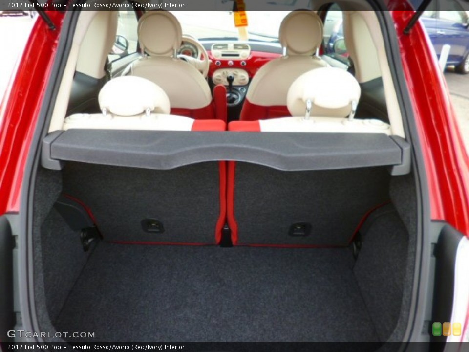Tessuto Rosso/Avorio (Red/Ivory) Interior Trunk for the 2012 Fiat 500 Pop #89732797