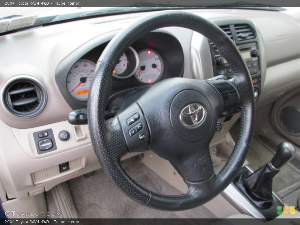 Taupe Interior Steering Wheel for the 2004 Toyota RAV4 4WD #89734927