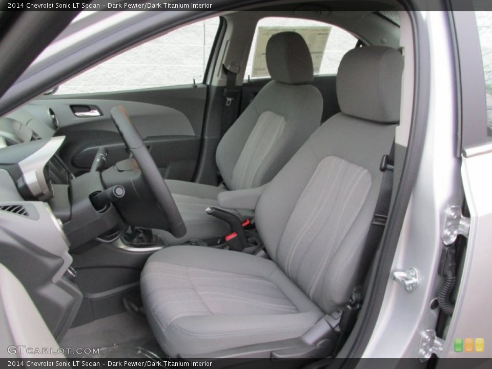 Dark Pewter/Dark Titanium Interior Front Seat for the 2014 Chevrolet Sonic LT Sedan #89736847