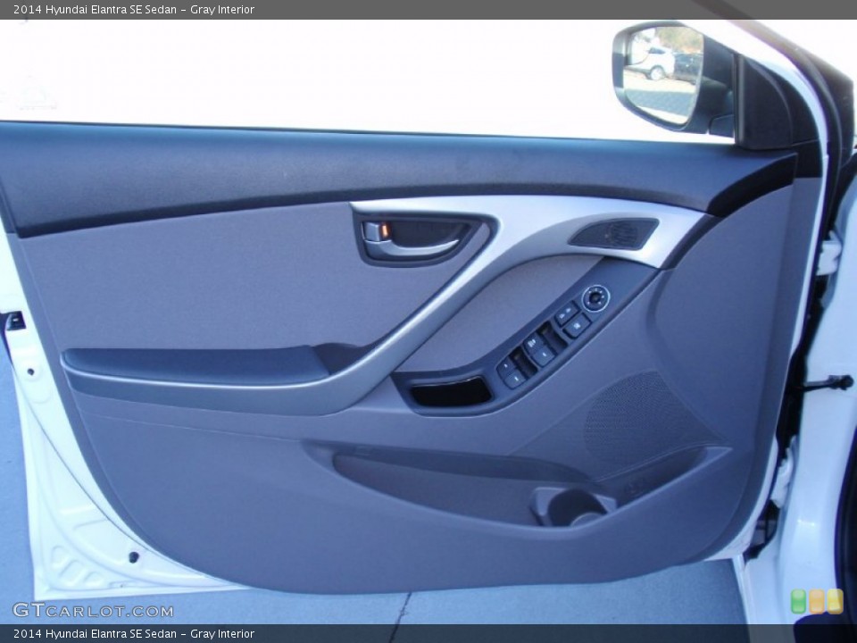 Gray Interior Door Panel for the 2014 Hyundai Elantra SE Sedan #89742901