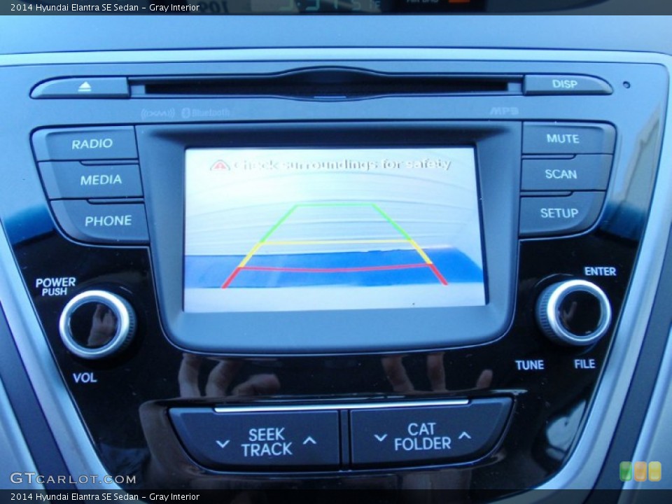 Gray Interior Controls for the 2014 Hyundai Elantra SE Sedan #89743145